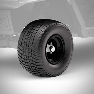 Loadstar K399 205/65-10,6-Ply Tires & Black Wheels