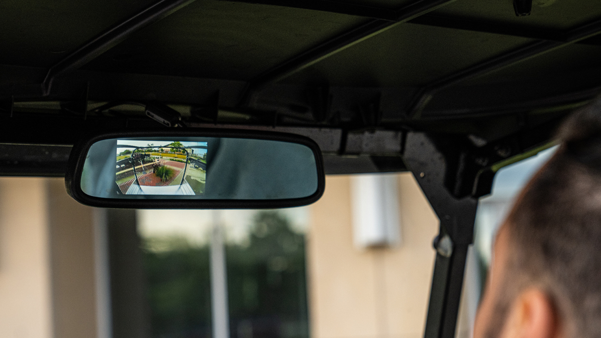 Cushman Vehicles - Hauler PRO LSV Rear View Mirror with Integrated Display