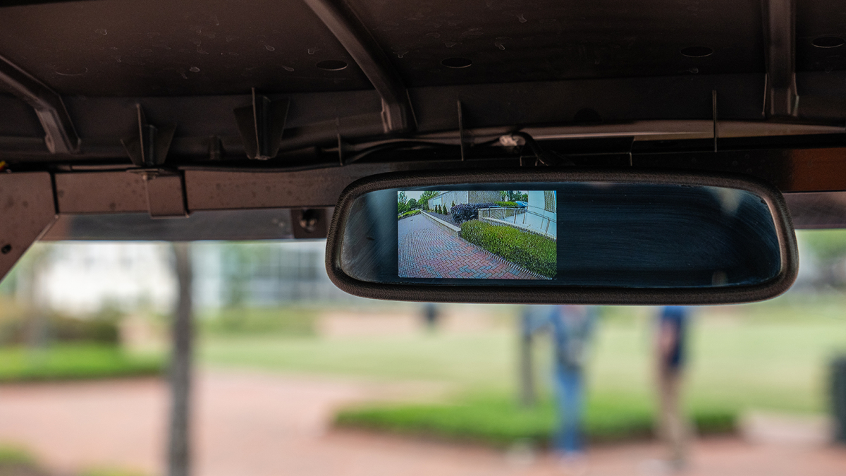 Cushman Vehicles - Tour LSV Rear View Mirror with Integrated Display