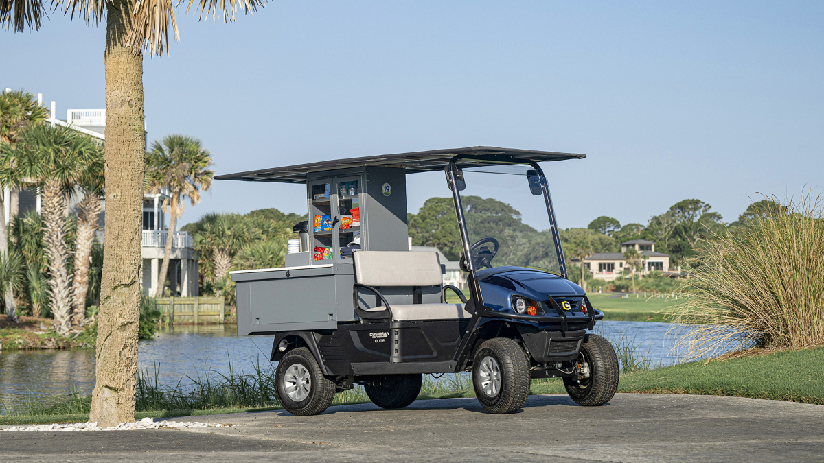 Cushman Utility Vehicles, Golf, Refresher Oasis, Beverage and Merchandise Cart